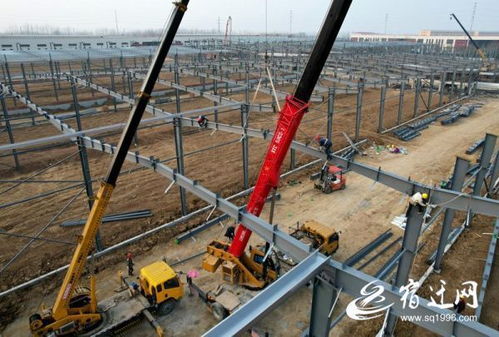 润凡家居产业园冬日施工忙